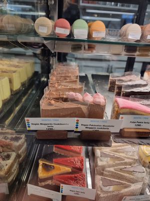 Vegan cakes 3 at La Fontana in Esztergom