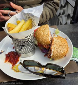 Chrapet, non-vegan options (reportedly very good). at Old Zermatt in Zermatt