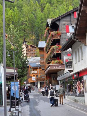 View from patio at Old Zermatt in Zermatt