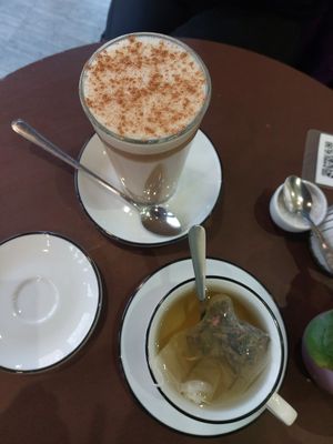 chai latte at mehlwassersalz in Frankfurt