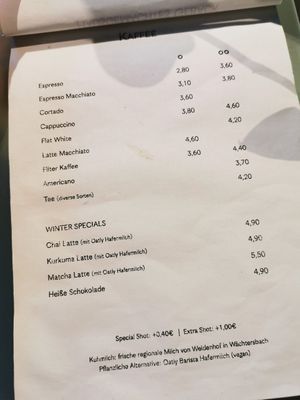Menu at Hoppenworth & Ploch - Markt in Frankfurt