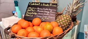 Cocktails at Le Petit Veg in Paris