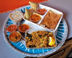 Delivery: Dosa, Samosas, Halwa, etc. at Le Petit Veg in Paris