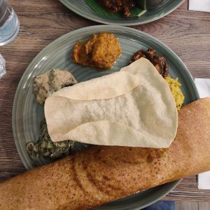 Dosa gourmand  at Le Petit Veg in Paris