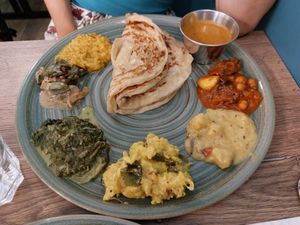Parotha (I think) at Le Petit Veg in Paris