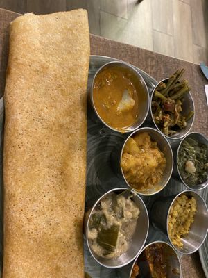 Dosa  at Le Petit Veg in Paris