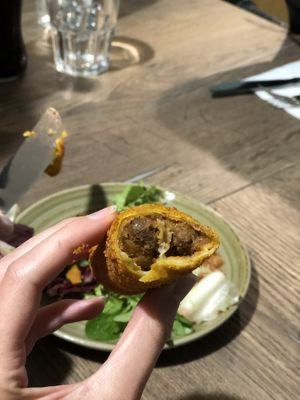 Inside rolls  at Le Petit Veg in Paris