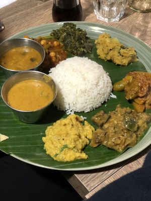 Thali vegan  at Le Petit Veg in Paris