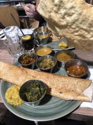 Dosa gourmand 14€  at Le Petit Veg in Paris