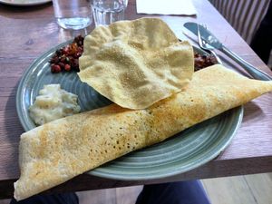 Dosa at Le Petit Veg in Paris
