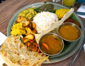 Thali XL at Le Petit Veg in Paris