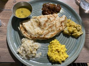Barotha/Parotta  at Le Petit Veg in Paris