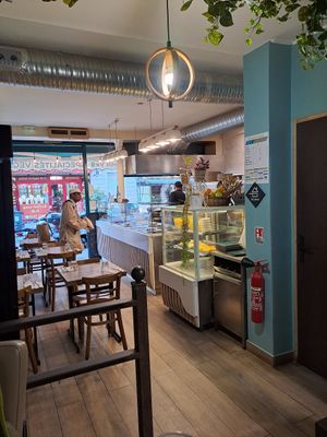 Interior at Le Petit Veg in Paris