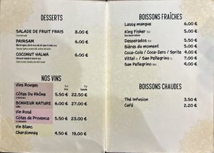 Menu, pt 3 at Le Petit Veg in Paris