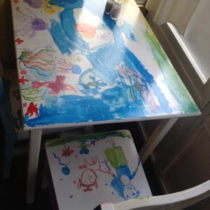 tables and chairs at Dream House in Sofia