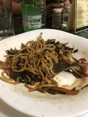 Thai Noodles were very tasty  at Dream House in Sofia