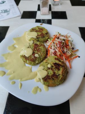 Delicious vegan meal of the day at Dream House in Sofia