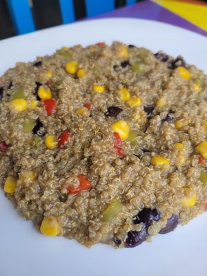 Quinoa dish at Dream House in Sofia