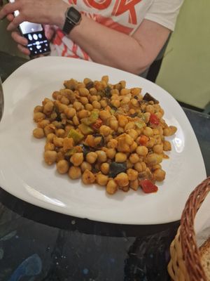 Chickpea curry at Dream House in Sofia