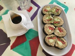 Good vegan sushi!  at Dream House in Sofia