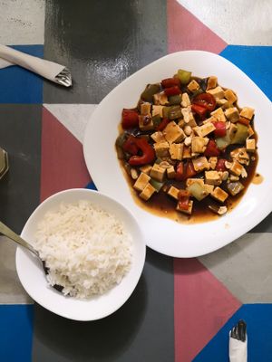 Tofu Gong Bao at Dream House in Sofia