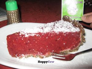 Vegan pie at Dream House in Sofia, Bulgaria. at Dream House in Sofia