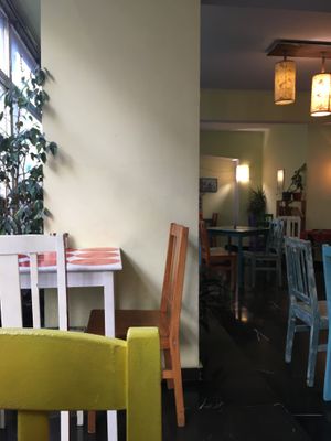 tables  at Dream House in Sofia