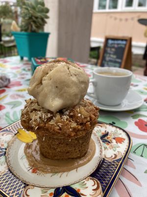 Carrot muffin   at Veggie Beer House in Valparaiso