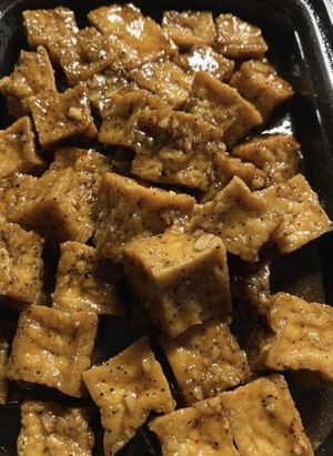 Black Pepper and Garlic stir fry tofu   at Coconut Thai in Edina