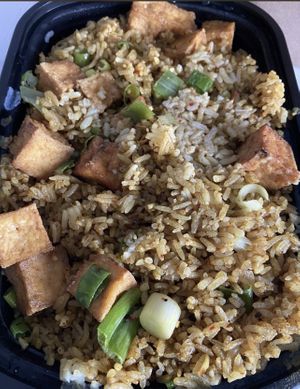 Basil fried rice with tofu   at Coconut Thai in Edina