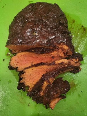 Our homemade beef-like seitan at MF Good Food in Riverside