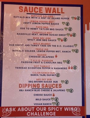   at B.A.D Wingz in Minneapolis