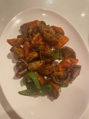Chili mushrooms  at Annakoot Veg-Veg Cuisine in Kathmandu