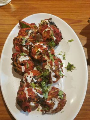 Vegan tandoori momo at Annakoot Veg-Veg Cuisine in Kathmandu