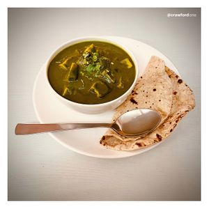 vegan tofu palak  at Annakoot Veg-Veg Cuisine in Kathmandu