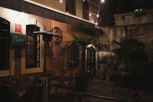 Outside at Cuma in Istanbul