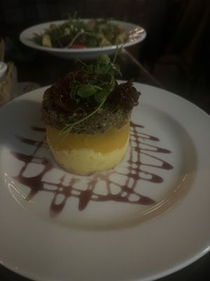 Vegan haggis  at Teuchters Bar in Edinburgh