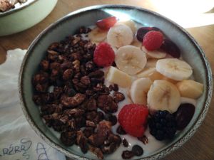 Yogur vegano at Grifolls Food & Coffee in Terrassa