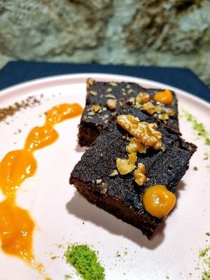 Vegan Chocolate Brownie at LEVEL - Vegan & Gluten Free in Antalya