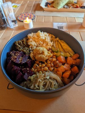 Vegan Rainbow Bowl at LEVEL - Vegan & Gluten Free in Antalya