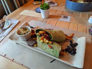Vegan Wrap at LEVEL - Vegan & Gluten Free in Antalya