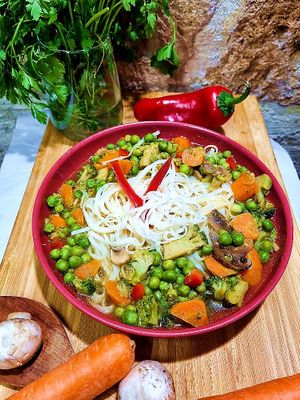 Rice Noodles at LEVEL - Vegan & Gluten Free in Antalya