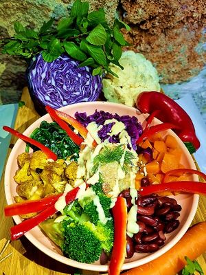 Level Rain Bowl at LEVEL - Vegan & Gluten Free in Antalya