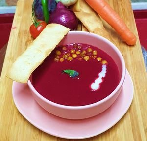 Purple Soup at LEVEL - Vegan & Gluten Free in Antalya