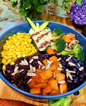 Burrito Bowl at LEVEL - Vegan & Gluten Free in Antalya