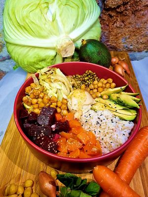 Buddha Bowl at LEVEL - Vegan & Gluten Free in Antalya