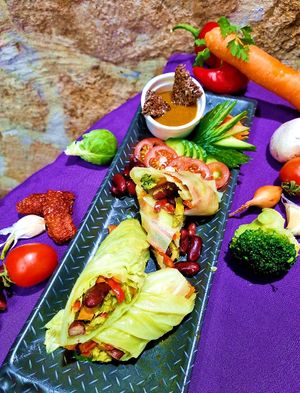 Cabbage Wrap at LEVEL - Vegan & Gluten Free in Antalya