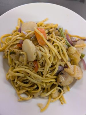 Veggie stir fry at Food Works Sharrow in Sheffield