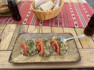 Baked aubergine salad - Crama Sibiană, Sibiu  at Crama Sibiană in Sibiu