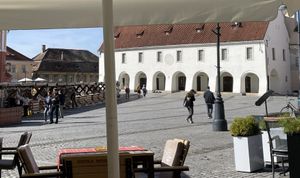 View from Crama Sibiană, Sibiu  at Crama Sibiană in Sibiu